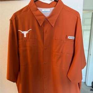 Men’s Columbia Texas Longhorns fishing shirt